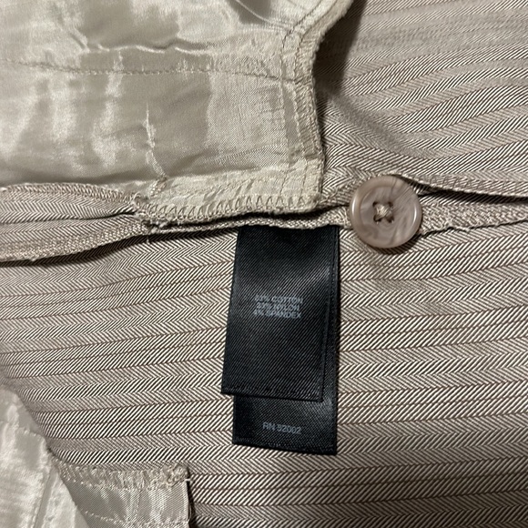 CITY Unltd. NWT Vintage Tan & Brown Striped Gaucho Pants SZ 10 - Picture 8 of 11